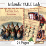 ICELANDIC YULE LADS Legend, Gryla, Winter Solstice, Christmas Monster, Calendar, Postcards, Scandinavian Folklore, Nordic Xmas, 21  Pages - Morgana Magick Spell