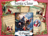 SANTA CLAUS Grimoire Pages – A Magical Yule Addition to Your Practice, 10 pages, Father Christmas, St. Nicholas, Sinterklaas- Morgana Magick Spell