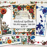 MEDIEVAL FLORAL, Junk Journal Spellbook Pages for Grimoires & Book of Shadows, 29 Printable Pages, Commercial Use, Artists Graphic Designers - Morgana Magick Spell