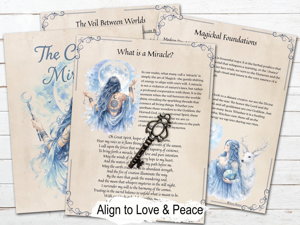 The Craft of Miracles: Awakening the Magic Within, Digital Download, 16 Pages, PDF Guide