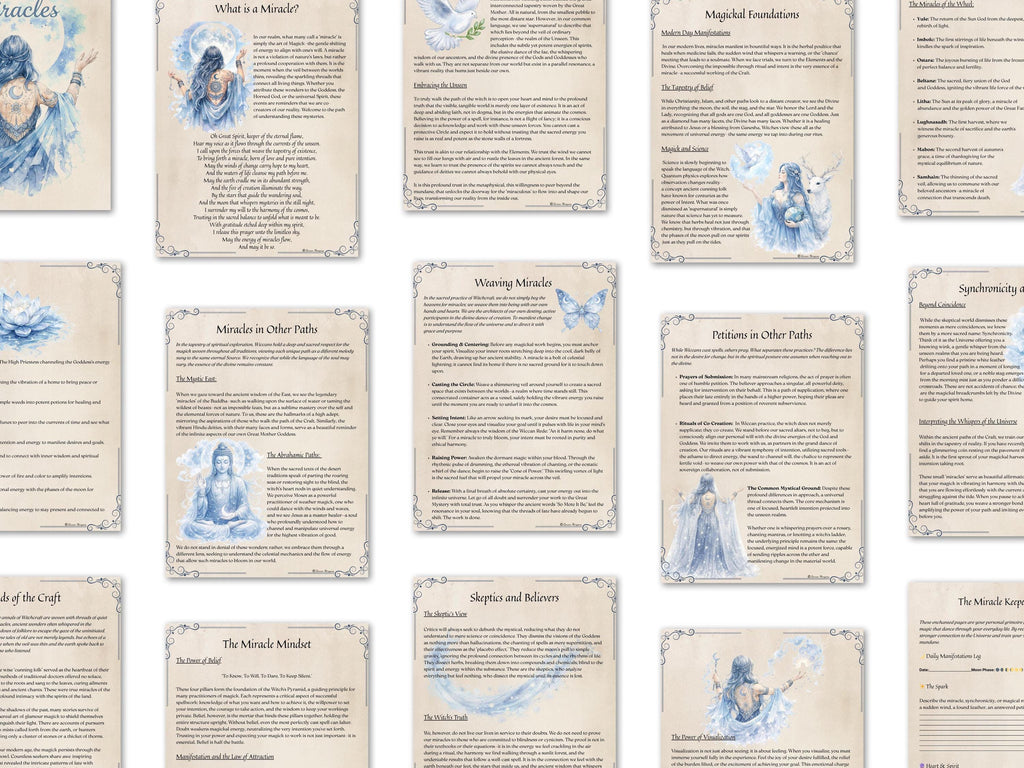 The Craft of Miracles: Awakening the Magic Within, Digital Download, 16 Pages, PDF Guide