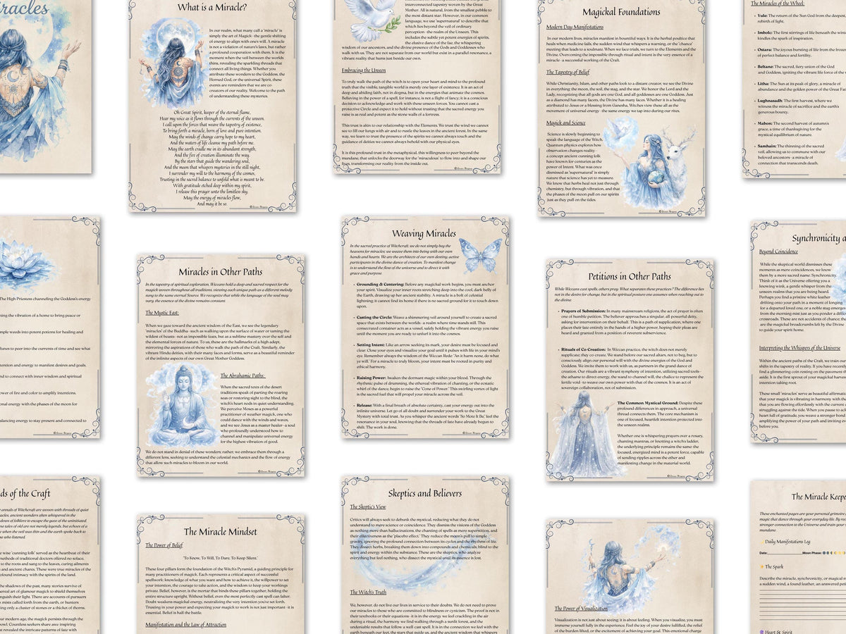 The Craft of Miracles: Awakening the Magic Within, Digital Download, 16 Pages, PDF Guide