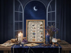 The Witch's Guide to the 12 Astrological Houses - Infographic Grimore Page