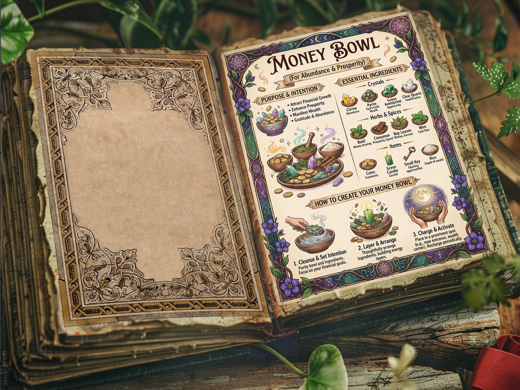 Money Bowl Infographic: A Digital Blueprint for Abundance, Manifest Prosperity