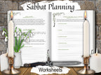 Imbolc Sabbat Worksheets featuring Sabbat planning.
