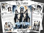 The Fates: Greek Mythology, Recipes, Invocation, Destiny Spell - 10 Page Digital Download