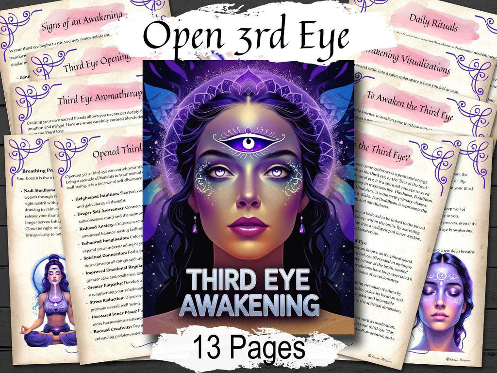 Third Eye Awakening Printable Guide - Unlock Your Inner Wisdom & Ajna Chakra