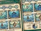 Closeup view of Water Goddesses Infographic.