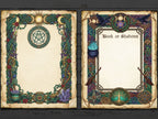Wicca Parchments: Junk Journal Kit, DIY Spellbook, 40 Enchanted pages for Commercial Use