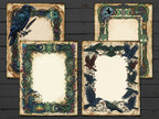 Wicca Parchments: Junk Journal Kit, DIY Spellbook, 40 Enchanted pages for Commercial Use