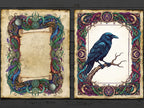 Wicca Parchments: Junk Journal Kit, DIY Spellbook, 40 Enchanted pages for Commercial Use