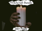 WITCHCRAFT BUNDLE, Witch Starter Kit for your Grimoire or Book of Shadows.  Complete guide to be a witch, 200 + Printable Pages - Morgana Magick Spell
