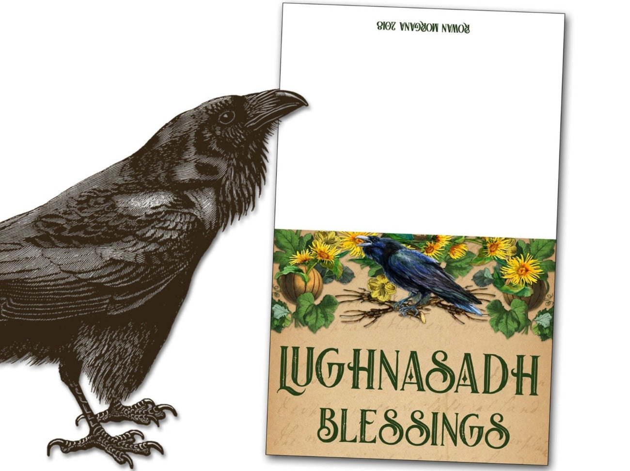 LUGHNASADH BLESSINGS Printable Greeting Card - Morgana Magick Spell