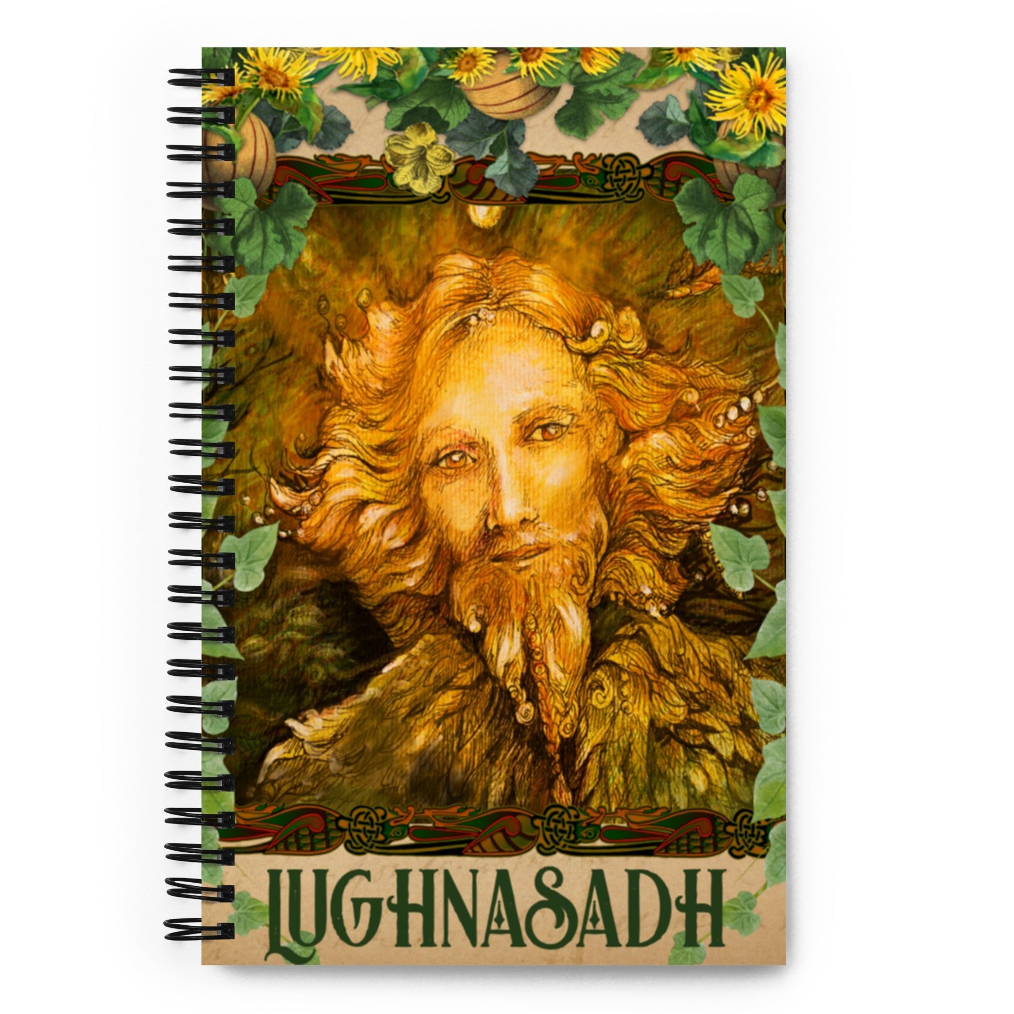 Lughnasadh Spiral Notebook - Morgana Magick Spell
