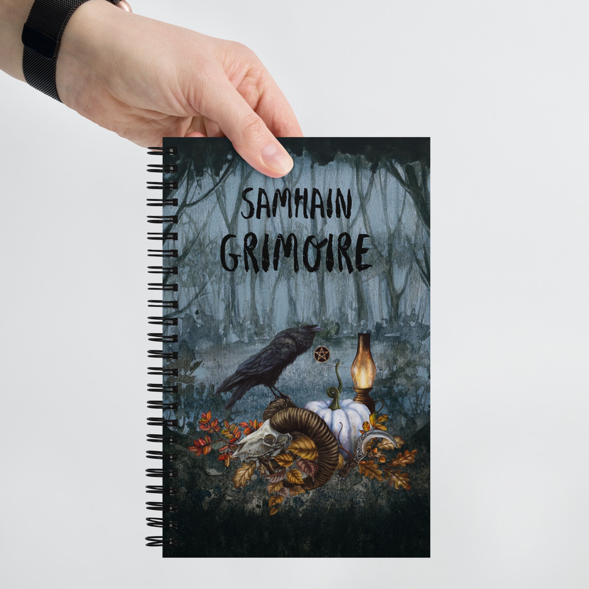 Samhain Spiral Notebook - Morgana Magick Spell