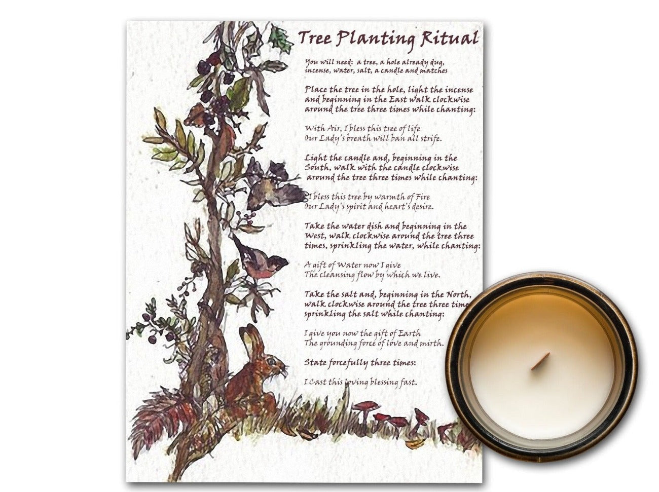 TREE PLANTING RITUAL, Green Witch, Plant Blessing Spell, Earth Day, Planting Magick Ritual, Wicca Tree Ritual, Herbal Witchcraft, Printable - Morgana Magick Spell